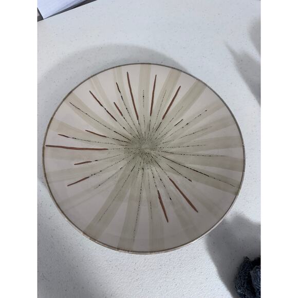 "PIER ONE" Set of 3 dinner plates STONE WEAR "SANCTUARY" SCRATCHES!! - Picture 1 of 8